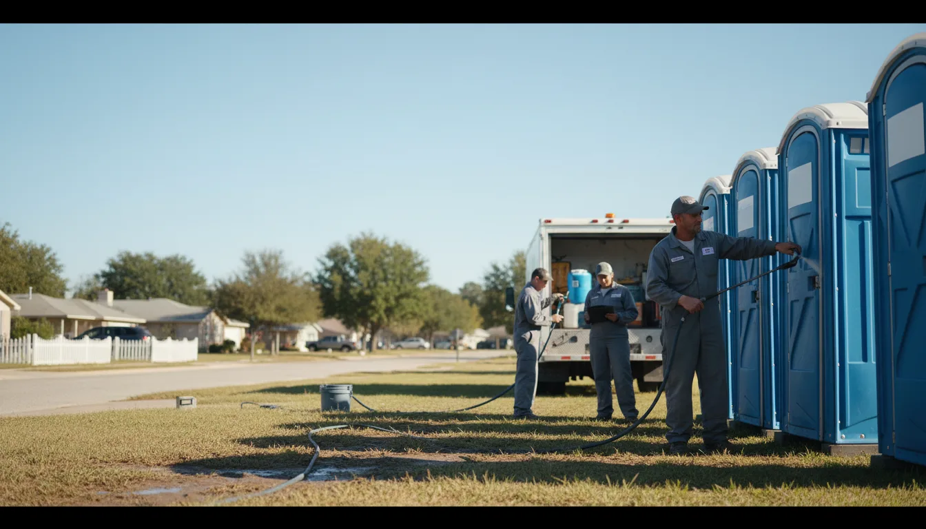 Long-Term Portable Toilet Rental in Livingston, AL near me